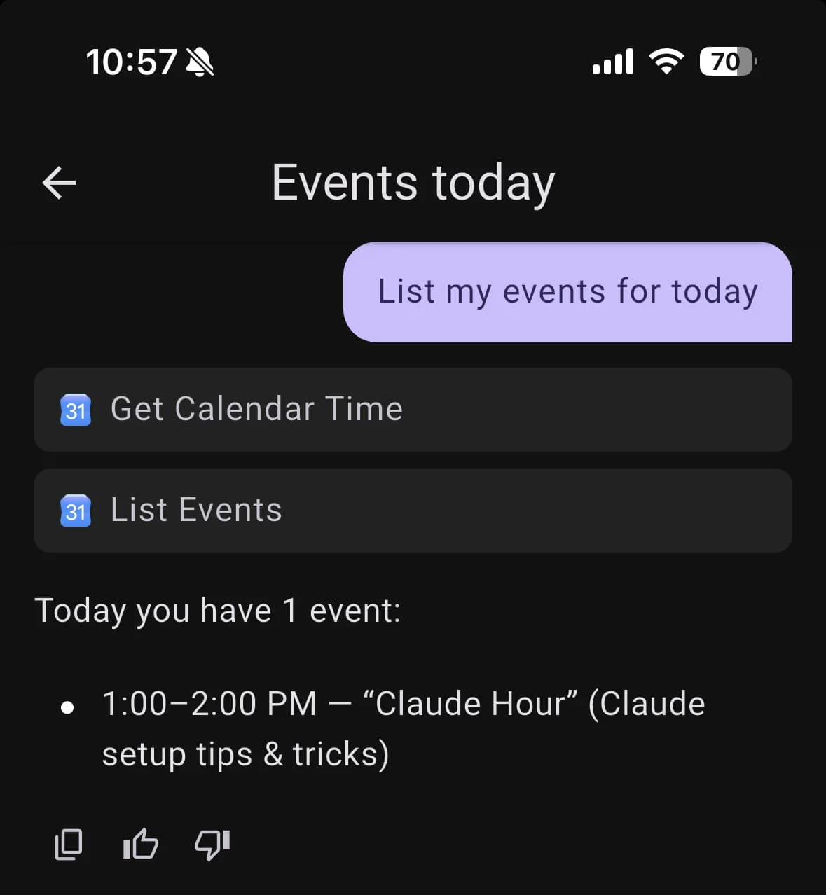 Calendar settings showing a connected Google account